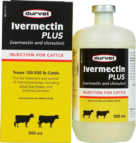 Solución inyectable con endectocida. . Ivermectin injectable 500 ml